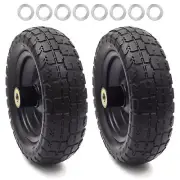 (2-Pack) 10 Replacement Tire for Gorilla Cart - Solid Polyurethane Flat-Free Ti