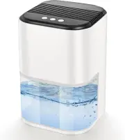 2000ML Dehumidifiers for Home, Air Purifier Dehumidifier for Room Damp with LED
