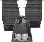 [WANGBINGFF] Non-WovenShoeBagswithRope, 8Pcs PortableDrawstring Shoes StorageBag,Dust-Proof Storage Shoe Bag with Drawstring,Travel Shoe Bag Non-Woven Shoe Bag with Drawstring,Travel Shoe Bag with Drawstring
