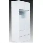 635*598*2200mm White Cabinet Two door microwave Pantry-Kitchen Cabinet