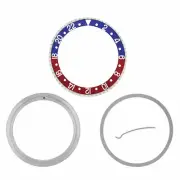 Bezel, Insert, Retaing Ring For Rolex GMT Blue/Red 16708, 16713, 16718 Pepsi