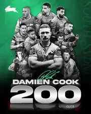SOUTH SYDNEY RABBITOHS CHAMPION LEGEND NRL RUGBY TEAM PLAYER PHOTO,1