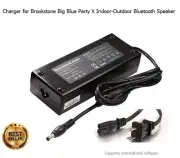 Charger for Brookstone Big Blue Party X Indoor-Outdoor Bluetooth Speaker