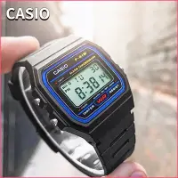 在飛比找蝦皮購物優惠-卡西歐 Casio男女數字防水手錶鬧鐘秒錶g防震手錶兒童手錶
