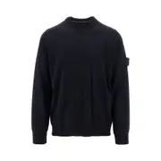 [STONE ISLAND] STONE ISLAND 'Ghost' virgin wool crewneck sweater Man L L Blue