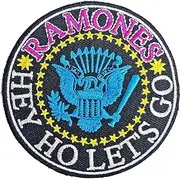 Ramones Hey Ho Let's Go V2 Iron On Patch (UK Size: One Size) (Multicoloured)