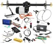 1020mm Rear Axle Kit Differential Electric 1500w 72v Motor ATV Trike Drift Bike