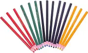 TEHAUX 15pcs Wax Pencils Fabric Marking Pencils Boys and Girls Drawing Pens Peel-Off Crayons Markers Non-Toxic Set