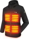 Super warm Heated Jackets 5 Heat Zones Battery Pack Included, with Hand Warmer P