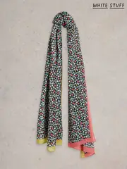 White Stuff Light Blue Sophie Printed Scarf (H74809) | $58