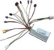 for JIPIN Brushless Controller 48V 25A 500W Motor Starter JP LCD Display Throttle Switch, for Zero, for 8 Electric Scooter Accessories Electric Scooter Display Screen(48V 25A Hall)