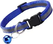 Small Dog Collar,Reflective Dog Collar with Bell - Chew-Proof Fade-Resistant Pet Supplies for Outdoor Exploration Daily Walks Hiking Adventures Training