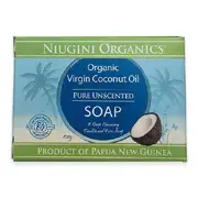 Niugini Organics Coconut Oil Soap - Unscented | 100g / Unscented