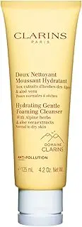 Hydrating Gentle Foaming Cleanser by Clarins for Unisex - 4.2 oz Cleanser