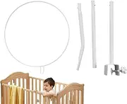 Bed Canopy Holder for Baby Cot Bed | Removable Canopy Holder for Cot Bed Baby Room Decoration, Crib Curtain Rod with Net Accessories Net Accessories for