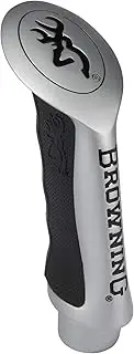 Browning Pistol Grip Gear Shift Knob for Cars and Trucks, for Automatic and Manual Shifter, Fits Most Vehicles., Silver