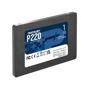 【PATRiOT 博帝】P220 SATA III 2.5吋 1TB SSD固態硬碟