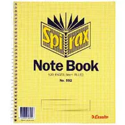 Spirax No. 592 Notebook 222 x 178mm 120 Page