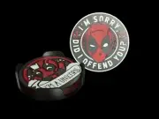 Deadpool Drink Coasters (Set of 5) – Holder Included, Maximum Effort Guaranteed
