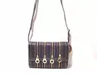 FASHION ZIPPERED ACCORDION CLUTCH ATLANTIC W ATTACHABLE STRAP #BLACK #HB2955