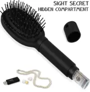 Hidden Compartment Hair Brush Safe - Discreet Diversion Stash for Cash, Jewelry