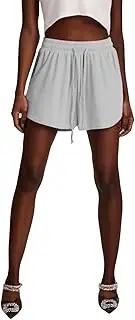 [Generic] Girls Flowy Shorts Butterfly Shorts for Teen Girls with Spandex Liner 2 in 1 for Running Gym Womens Denim Dress Short Sleeve
