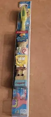 Colgate SpongeBob SquarePants 2004 Toothbrush Extra Soft 2004 Collectible
