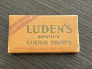 Vintage 1940’s LUDEN’S MENTHOL COUGH DROPS NOS Waxed Paper Wrapped Mint!!