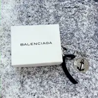 在飛比找蝦皮購物優惠-真品 Balenciaga 船錨⚓️皮標鑰匙圈