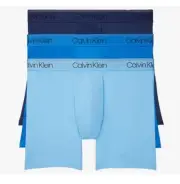 Calvin Klein Mens Boxer Brief Underwear Size L 3 Pack Multicolor