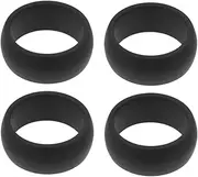 4Pcs Sports Silicone Rings Breathable Finger Bands for Active Flexible Comfortable Gym Accessories Durable Protective Rings for Workouts and Daily Use