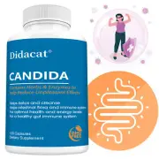 Candida Cleansing Capsules - Promotes A Healthy Gut Immune System,Detoxification