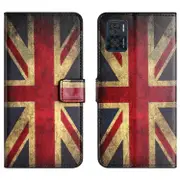 For Motorola Moto E14 4G/ G04 4G/ G04s 4G/ G24 4G Case Pattern Leather Phone Cover Card/ Cash Slots Union Jack