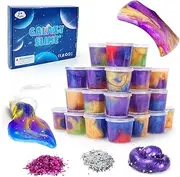 Slime Kit Kids Toys for 5 6 7 8 9 Year Old: Party Favours Girls Boys Birthday Gifts Age 6-12 Sensory Toys Fidget Toys Slime Making Kit Party Bag Fillers for Kids Craft Squishy Toys