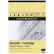 Daler-Rowney Smooth Cartridge Pad 130gsm 30 Sheets A3
