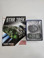 Eaglemoss Star Trek Spaceship BORG Probe Ship Diecast Replica #130 w/ Magazine