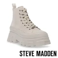 在飛比找momo購物網優惠-【STEVE MADDEN】SUTTON 厚底綁帶短筒休閒馬