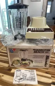 Vintage Retro Hamilton Beach Scovill 7 Speed Blender Model 600 New Old Stock