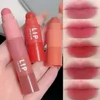 Lipstick Set Lip Gloss 4 Colors in 1 Matte Velvet Lipstick Pen Kit Lipliner Wate
