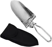 Toddmomy Folding Shovel for Gardening Camping and Hiking Ergonomic Handle Portable Design Lightweight Multi-Functional Tool with Storage Bag