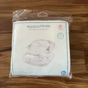 Clear Inflatable Glitter Chair 26" L x 22" W x 16" H (NEW IN BAG) Target