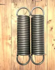 EXTRA Heavy Duty Extension Spring 0.375" Wire x 3.125" OD x 13.25" L SET of 2