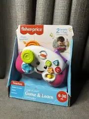 Fisher Price Laugh & Learn Game Controller Baby Toy Pink 6-36 Months New