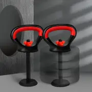 BLACK LORD 2X Adjustable Rubber Kettlebell Handles with Base for Weight Lifti...