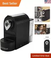 Modern Espresso Machine Compatible with Nespresso Caps - Programmable Function