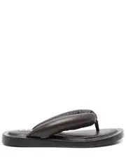 [Jil Sander] nappa flip flops 38 Brown