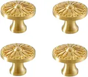 Cabinet Knobs Pulls 4 Pack Wardrobe Door Handles Gold Drawer Handles Wardrobe Door Cabinet Handles Single Hole