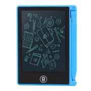 (Blue)4.5inch LCD Electronic Drawing Pads For Kids Handwriting Writing Table Fit