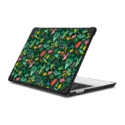 MacBook Pro 13-inch (M1 / M2 / Intel) Bounce Case GREEN TROPICAL BIRDS