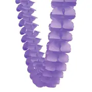 Lilac Tissue Paper Honeycomb Garland (4m)